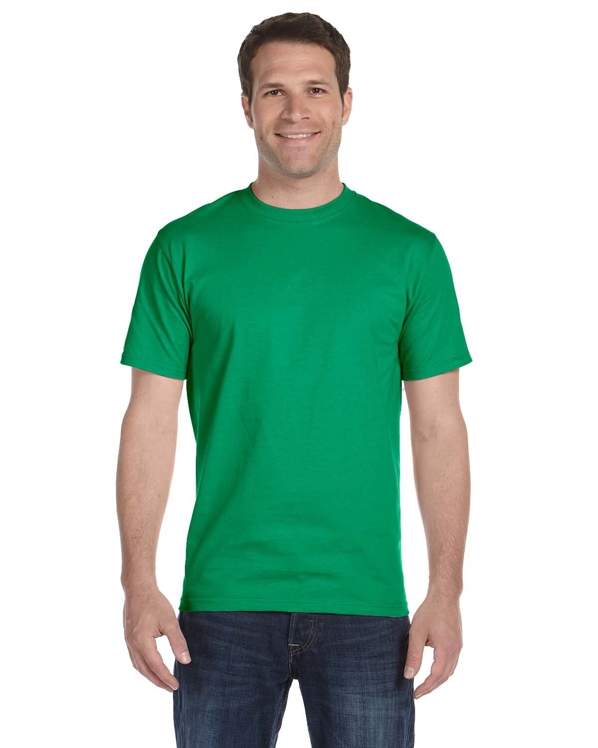 Hanes Mens Short Sleeve Cotton Crew Neck Blank T-Shirt ultimate x temp odor cont gallery
