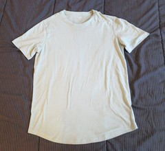 ~Old Navy Soft-Washed Tee Curved Hem T-shirt M MT Medium-Tall Pale Glass Green