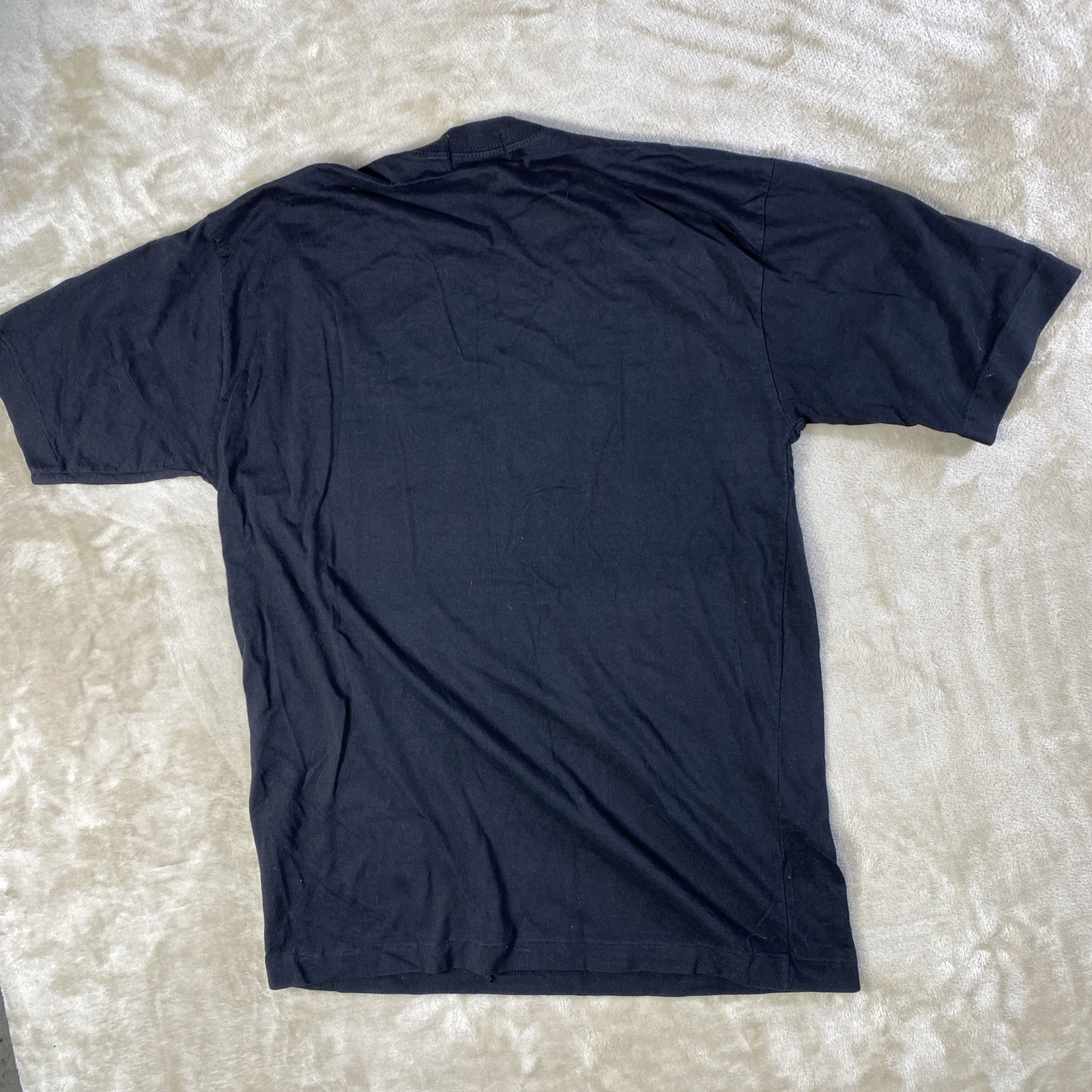 VTG Single Stitch Hong Kong 1997 Black Embroidered Mens Size Large China Britain gallery