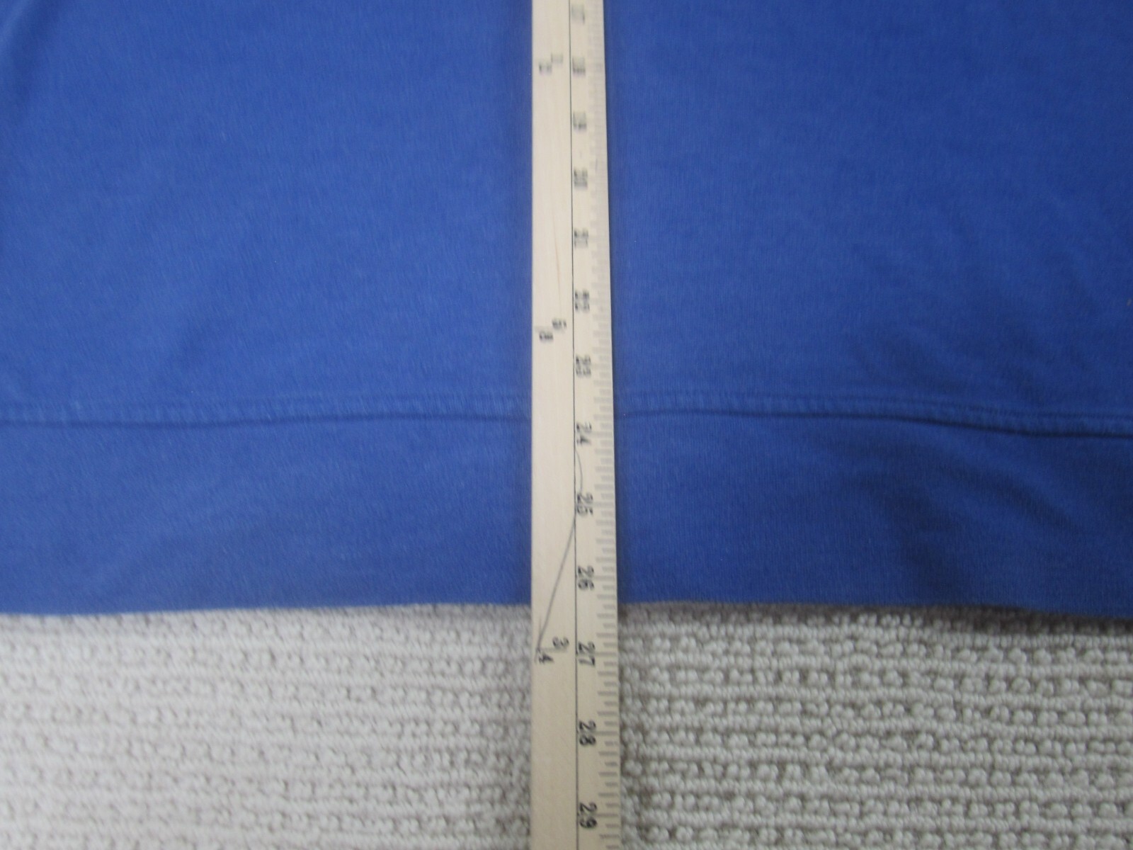 Goodfellow Shirt Mens Medium Blue 1/4 Zip Pullover Casual Cotton Polyester gallery