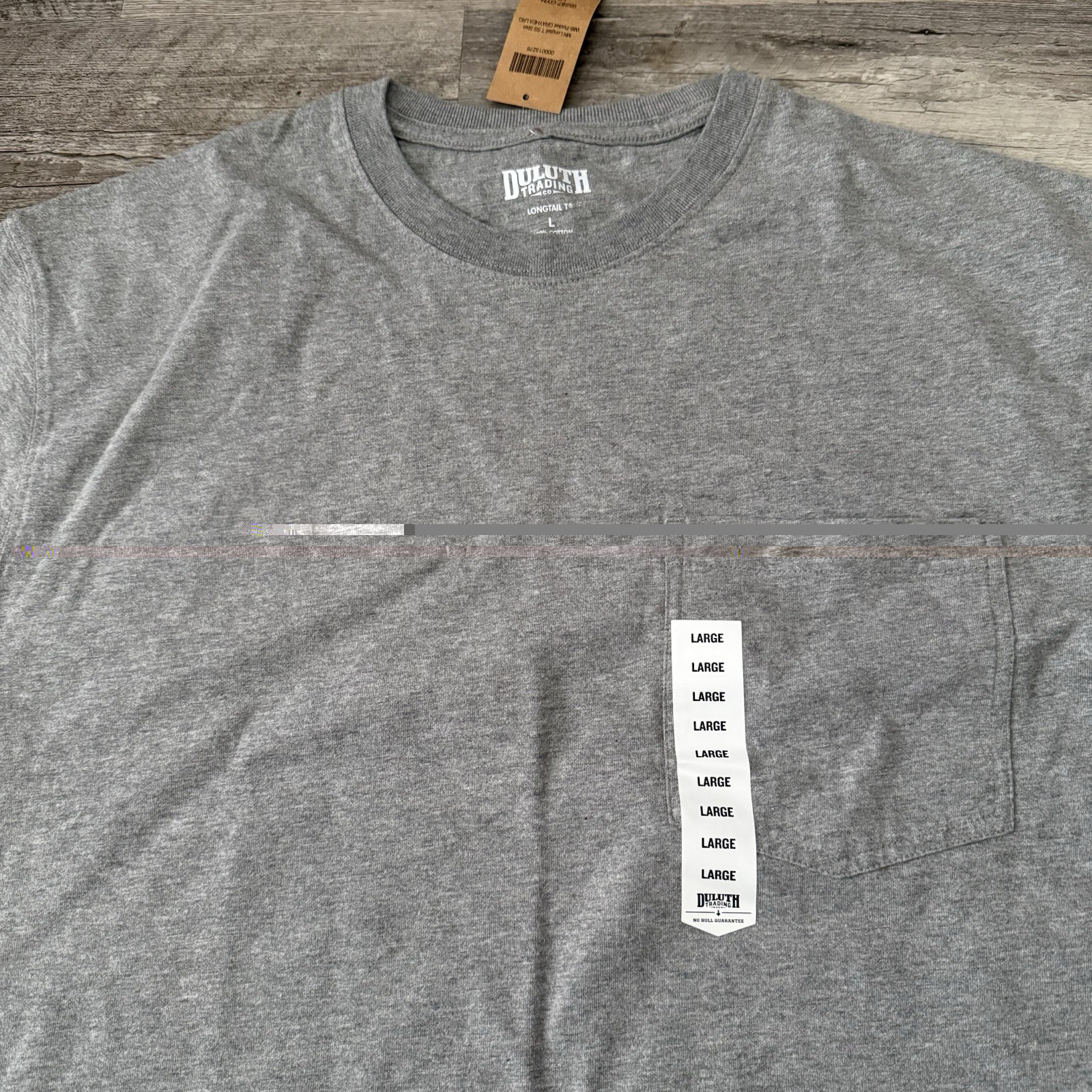 Duluth Trading Longtail Pocket T-Shirt Mens L Standard Fit Short Sleeve Tee NEW gallery