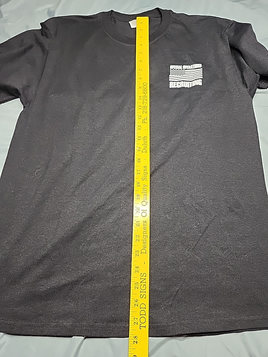 HEAVYWEIGHT BLEND SPECIAL OPERATIONS RECRUITING SORB (A) BLACK T SHIRT LARGE gallery