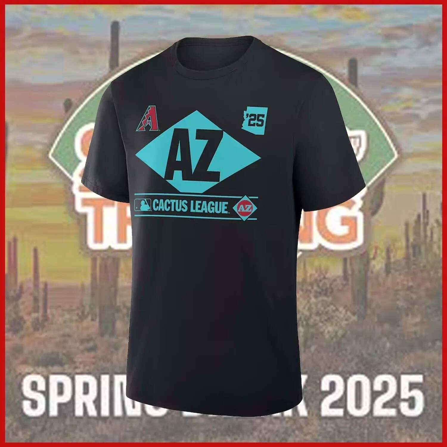 Arizona Diamondbacks 2025 Spring Training Cactus League True Icon Shirt gallery