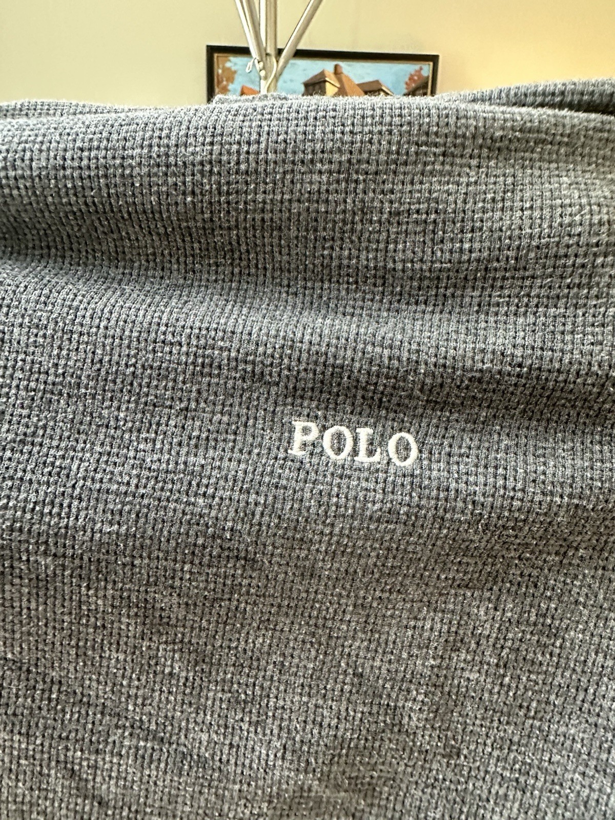 XL Polo Ralph Lauren Men's Gray Long Sleeve Thermal Shirt gallery