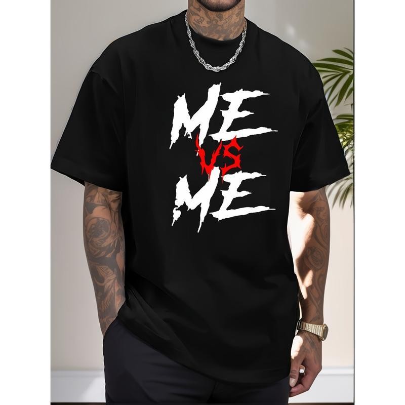 Casual Short Sleeve T-Shirt For Summer ME Print Tee Shirt Tees gallery