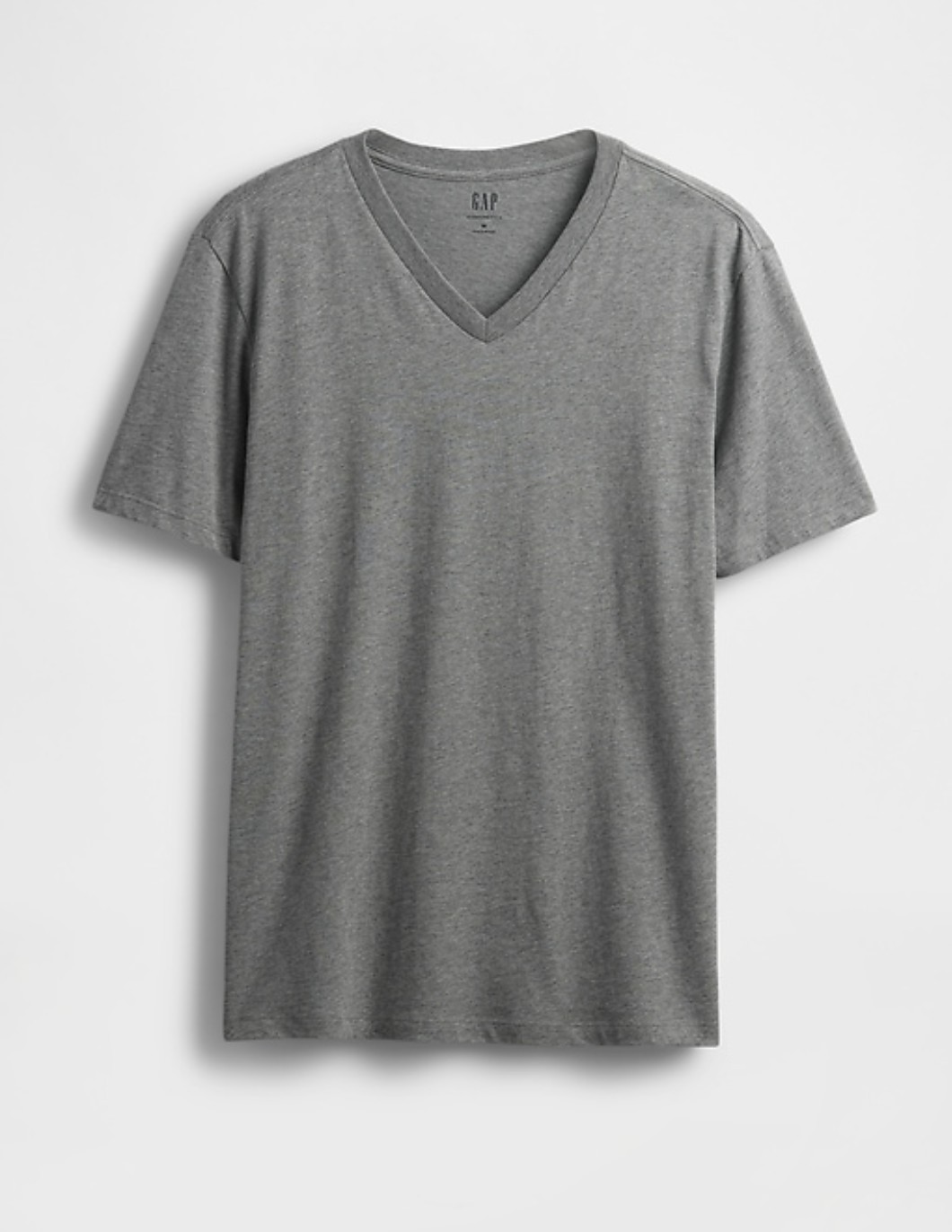 Gap Classic V-Neck Men's Size M Tall Medium Heather Grey T-Shirt NWT gallery