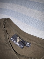 Guinness Crewneck Tee Men’s Medium Green Foreign Stout Bartender Frat Dad Irish