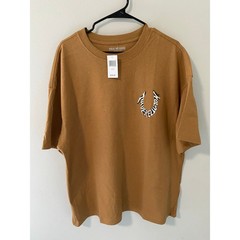 True Religion Puff Print Horseshoe Tee Mens Size 2XL Oversized Graphic