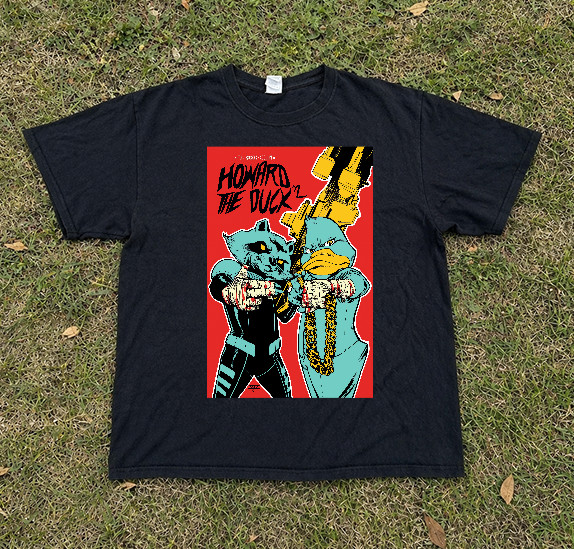 Retro RTJ x Howard The Duck T-Shirt Featuring Run The Jewels, Jaime, El-P, Kille