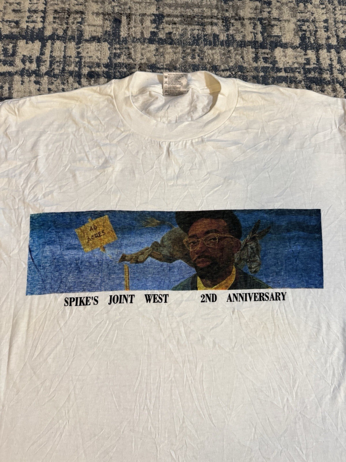 Vintage 1993 Spikes Joint West T Shirt Sz XL 40 Acres And A Mule Spike Lee Movie gallery