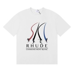 RHUDE 15 STYLE Men High Quality Leisure Cotton Short Sleeve Polo T-Shirt M-2XL
