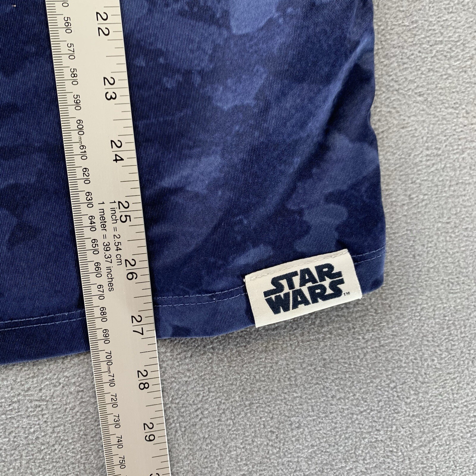 Star Wars Shirt Mens Small 34-36 Blue White Logo Tee Lucas Force Authentic Merch gallery