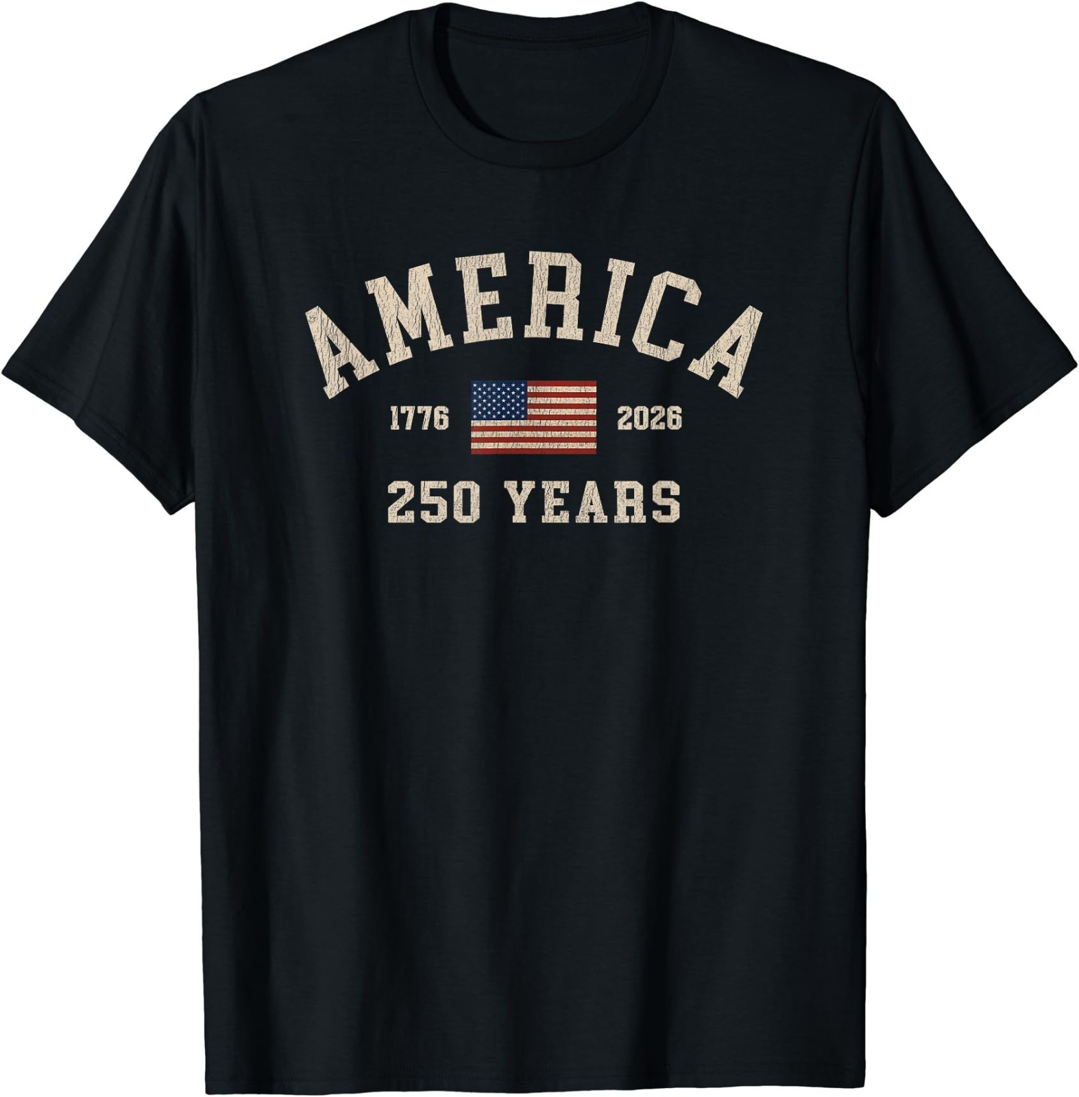 America 250 Years USA United States Flag July 4th 2026 1776 T-Shirt gallery