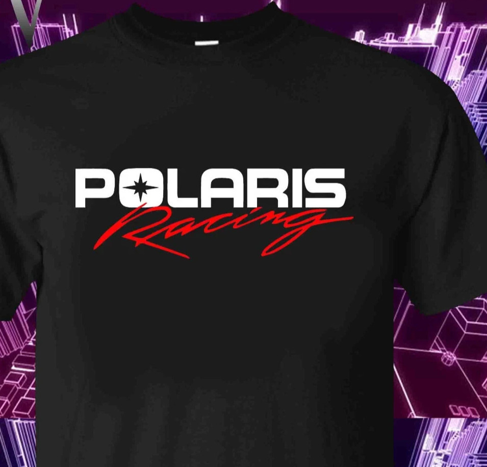 Polaris Logo T-Shirt High-Quality American Tee for Men All Sizes S-5XL Racing