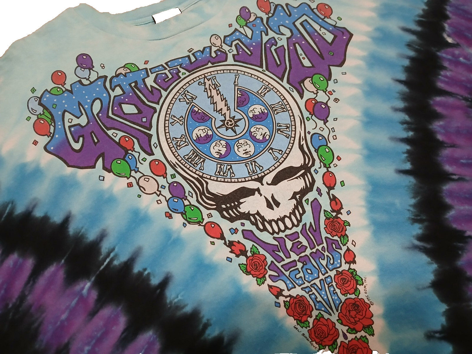 Original Vtg 1995 Grateful Dead CAPRICORN IN THE MIDNIGHT HOUR T-Shirt Size 4XL gallery
