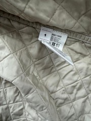 Visvim Men Top Quilted Shirt Size 1 White Limited Edition VHTF Designer Collecti