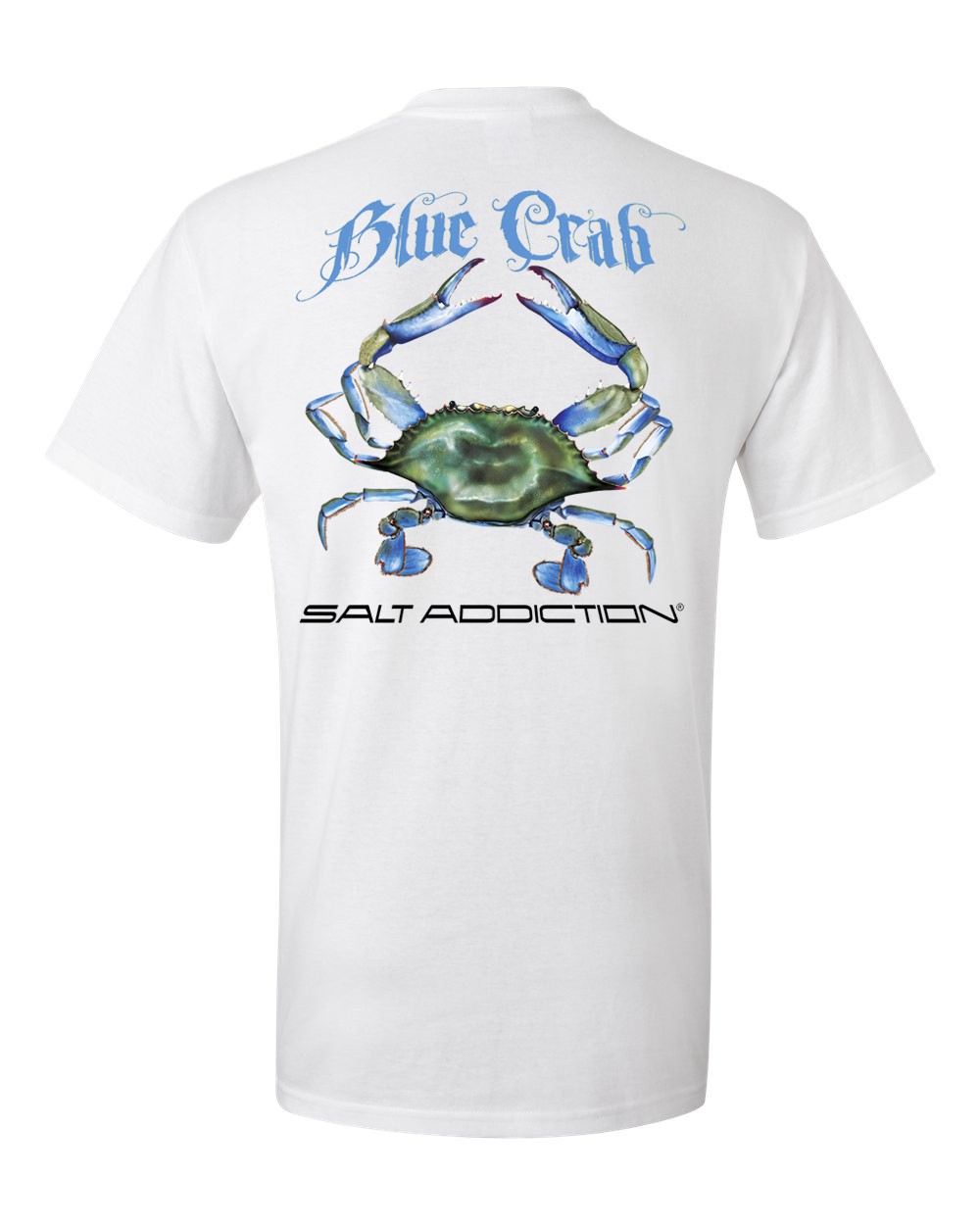 Salt Addiction Saltwater Blue Crab Fishing Short Sleeve T Shirt Ocean gallery