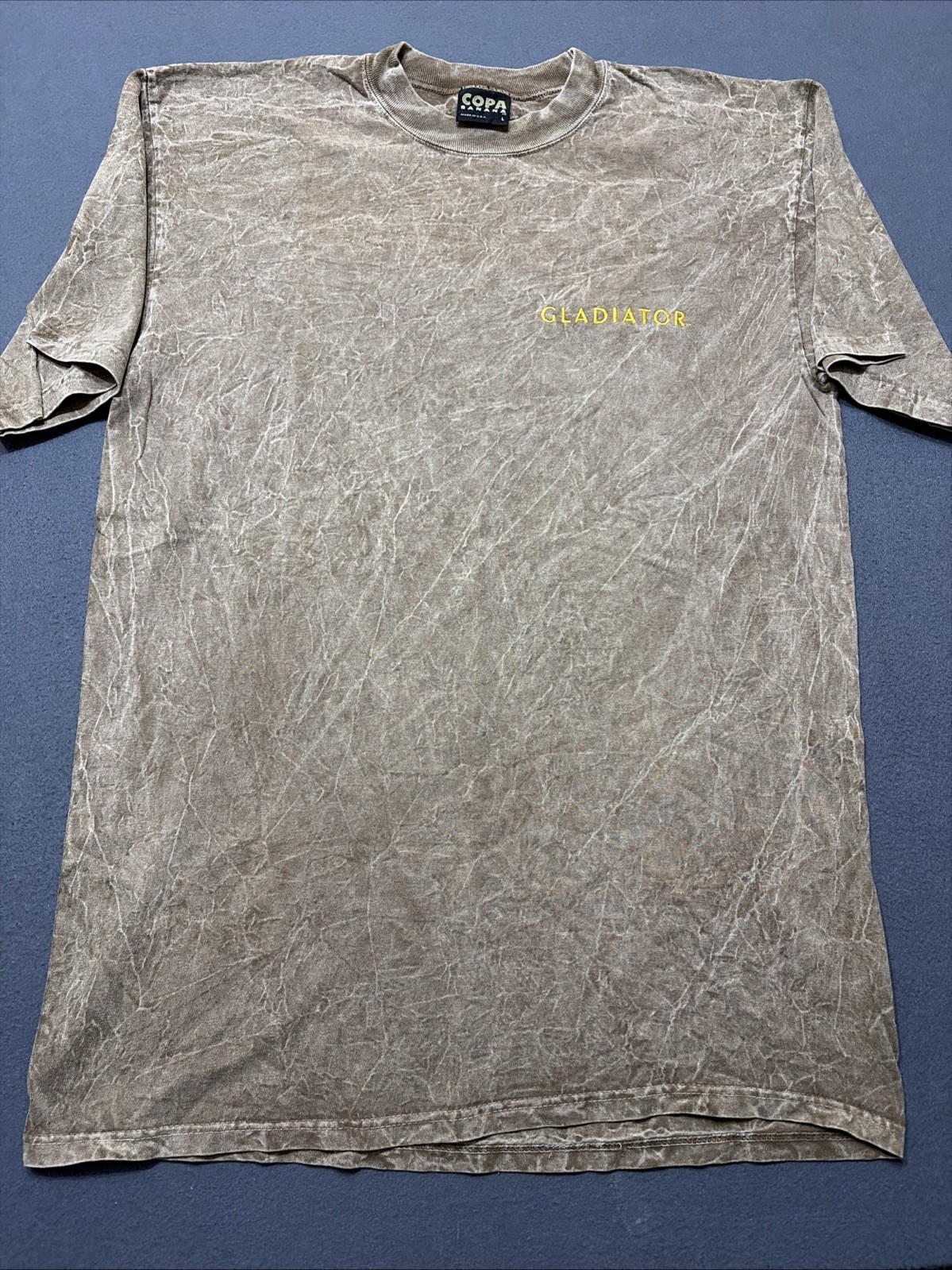 Vintage Y2K Gladiator Promo Copa Banana Tag Crewneck Acid Wash Men’s LG gallery