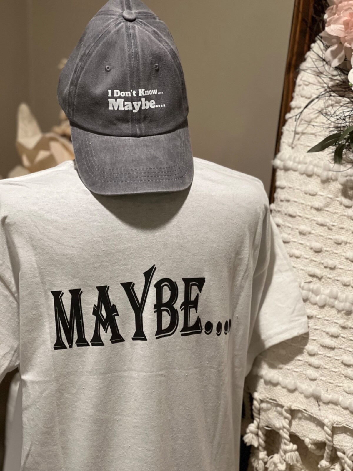 T-shirt & Hat set "I don't know...maybe" gallery