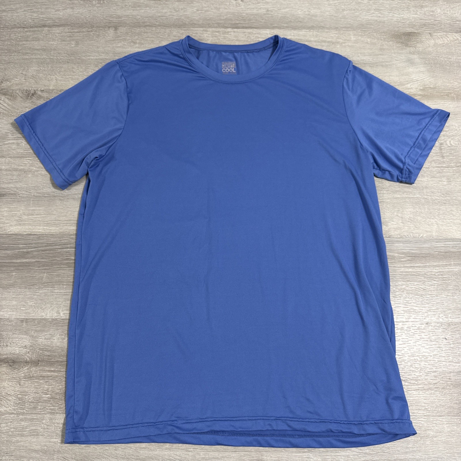 32 Degrees Cool Shirt Men’s Blue Performance Stretch Athletic Stretch Tee XL gallery