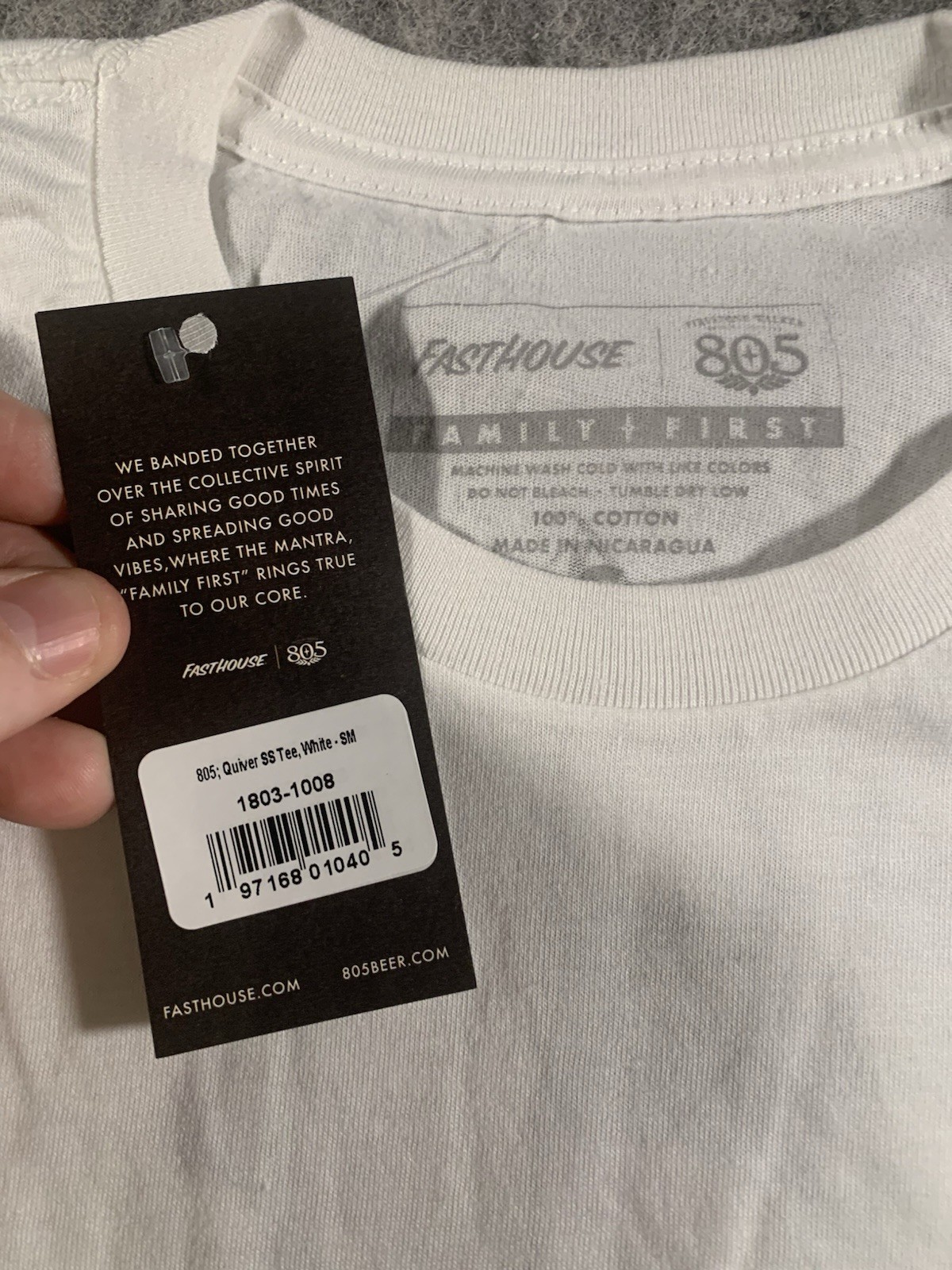 NWT Fasthouse 805 Quiver T-Shirt White Properly Chill BRAND NEW gallery