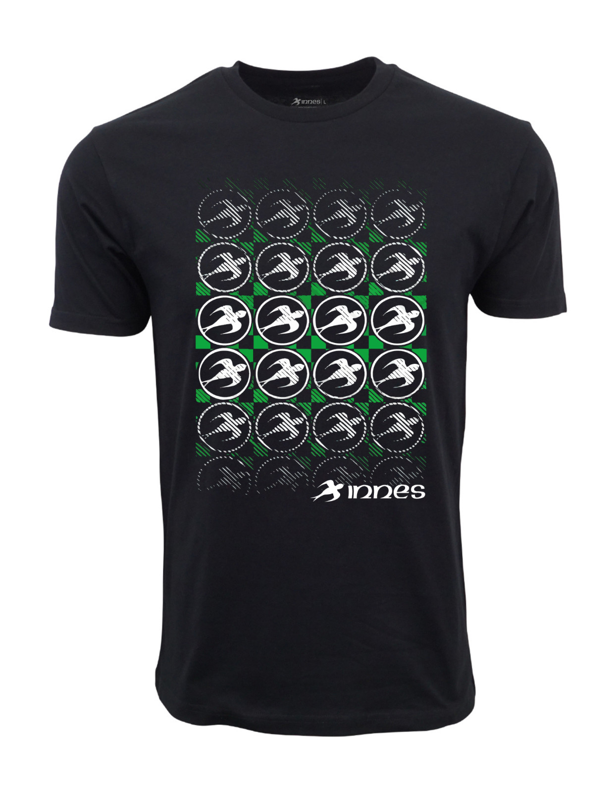 Innes Skateboard Circle Logos Graphic T shirt gallery