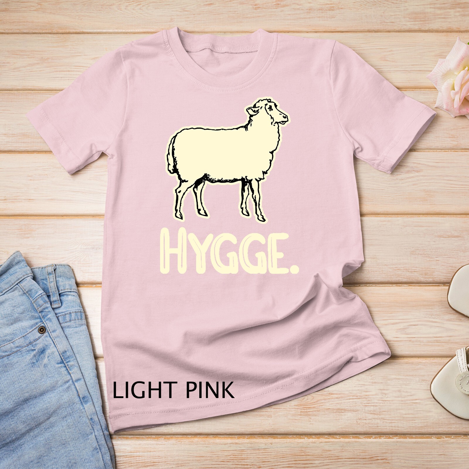 Hygge Sheep Warm and Cozy Tee Unisex T-shirt gallery