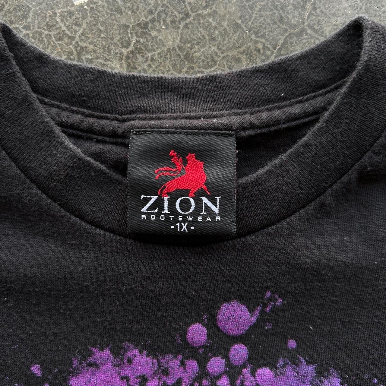 Vintage Y2K Zion Jimi Hendrix Purple Haze Zion T Shirt Size XL 1X gallery