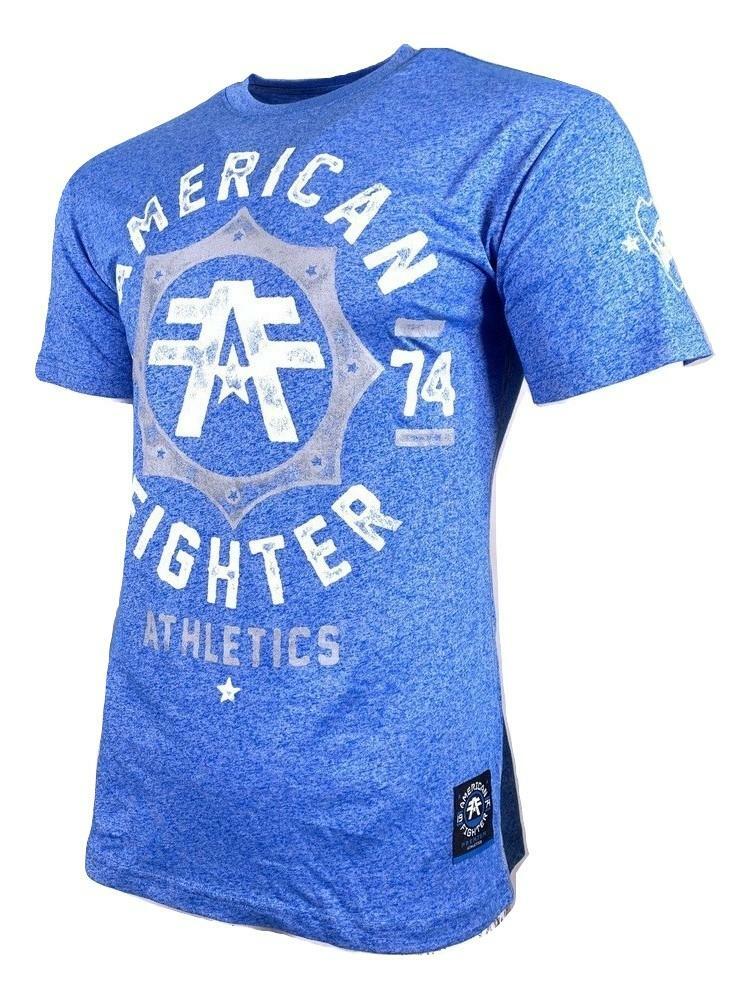 AMERICAN FIGHTER NORTH CAROLINA MARBLE Men's T-Shirt Blue * gallery