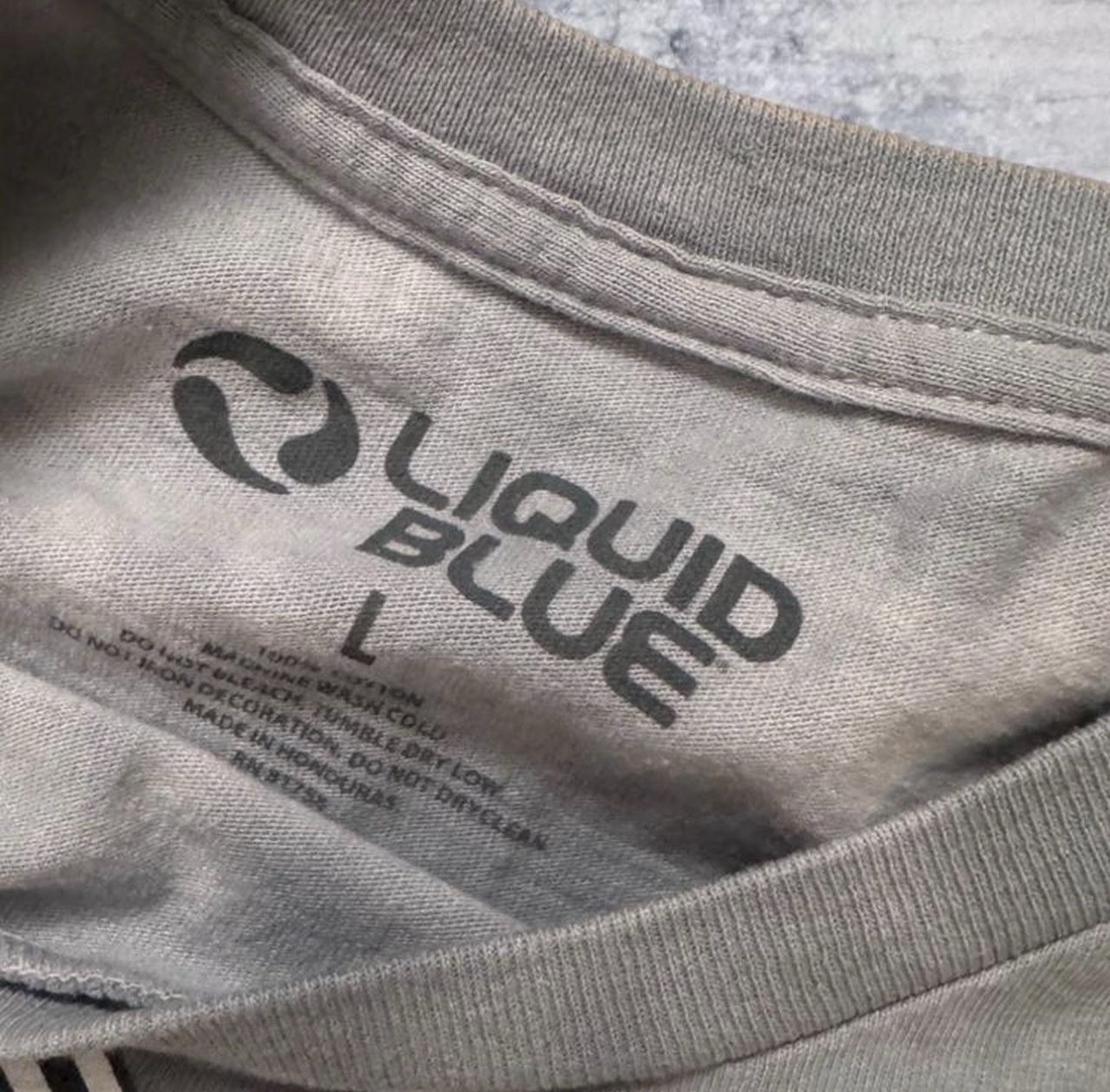 Y2K Liquid Blue T-shirt gallery