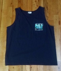 vintage Scuba Diver Down tank top Australian Great Reef muscle shirt turtle