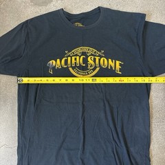 Pacific Stone black & yellow graphic t-shirt men’s sz L