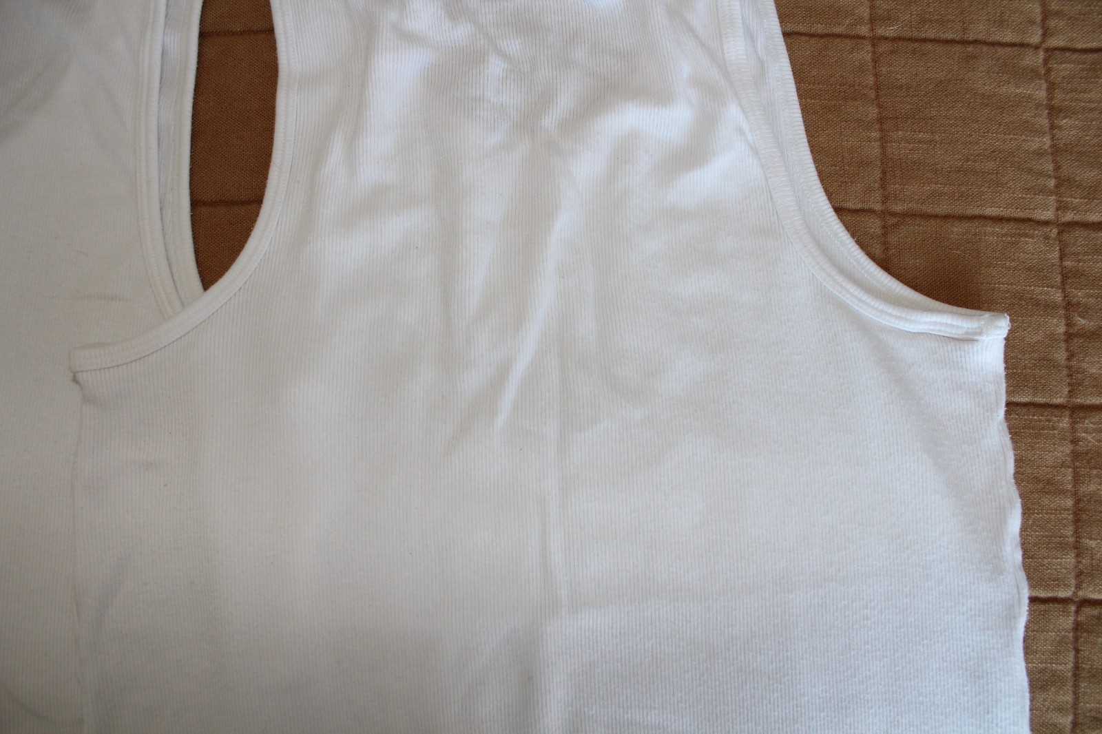 Mack Weldon 18-Hour Rib Tank Undershirt Lot 2 White Cotton Modal Men's Medium M gallery