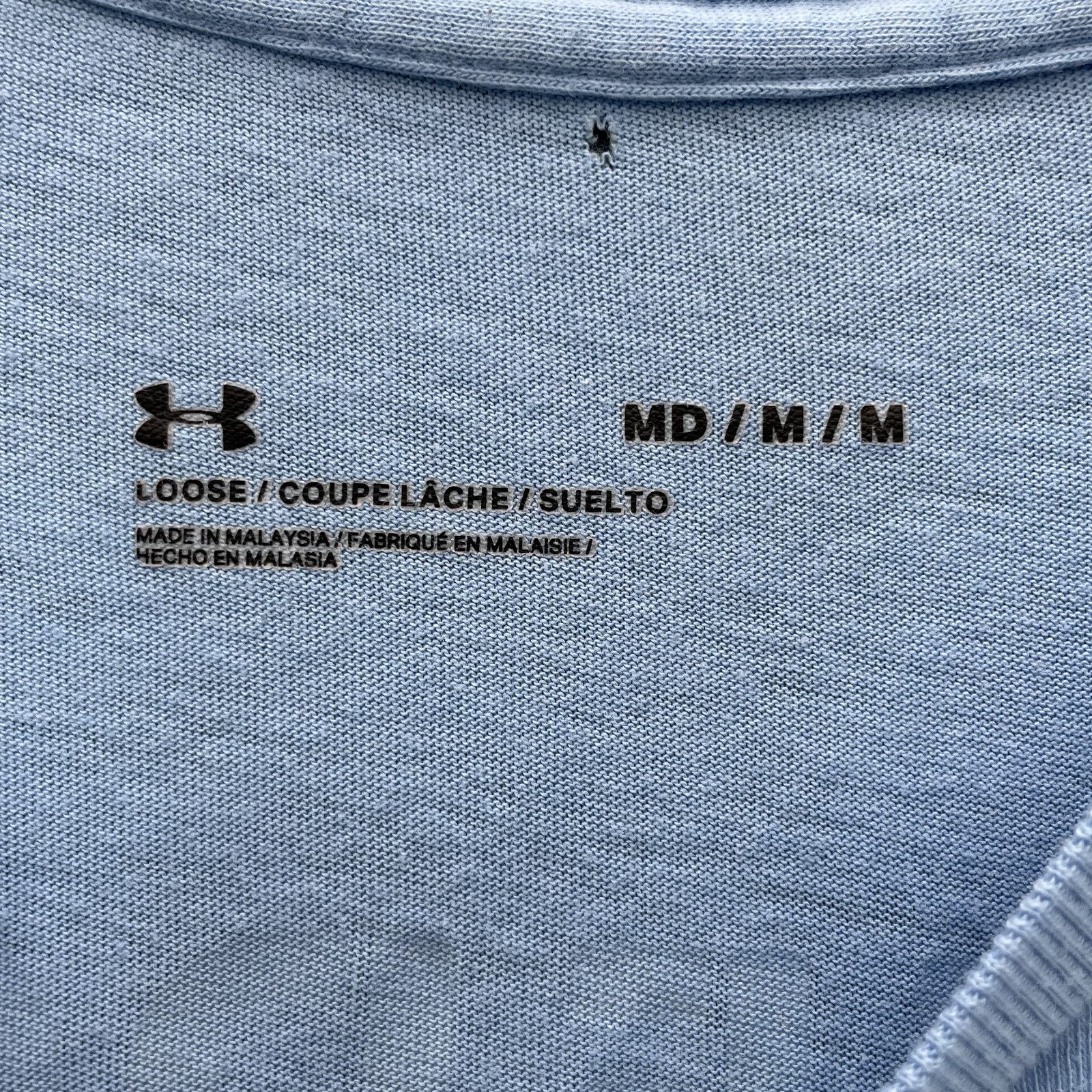 Under Armour T-Shirt Men's Medium Blue Sportswear Academia Running Freedom Work gallery