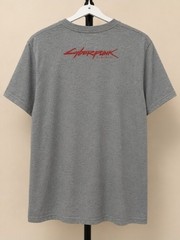 Samurai Cyberpunk Red Oni Mask With Lyrics Tour Tee Unisex T Shirt 2XL New T50