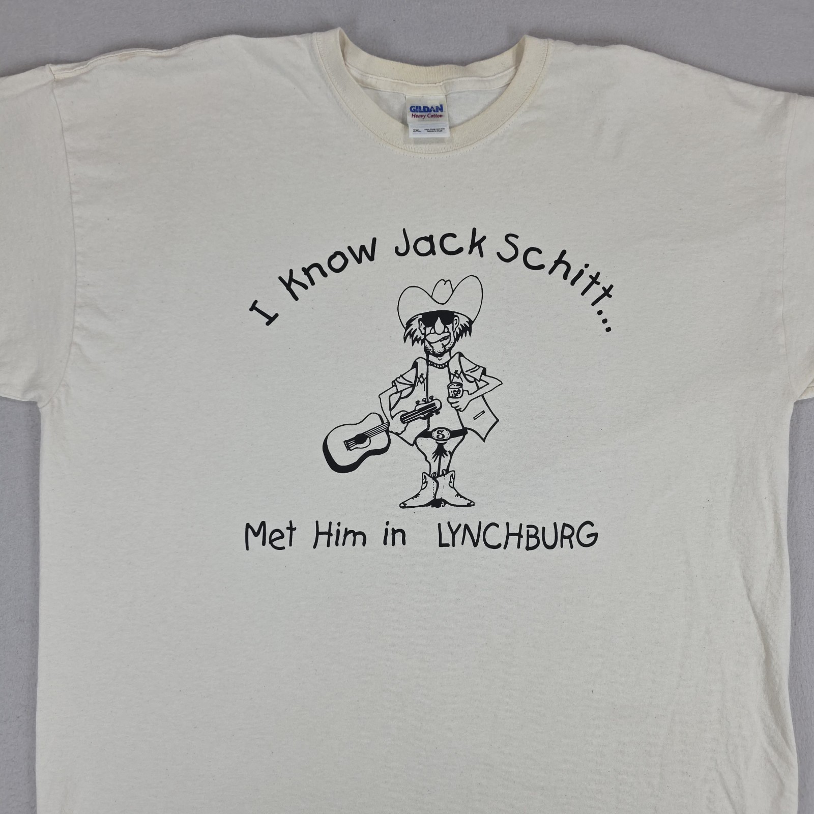 I Know Jack Shirt Mens 2XL Double Sided Western Lynchburg Cowboy Funny Comic gallery
