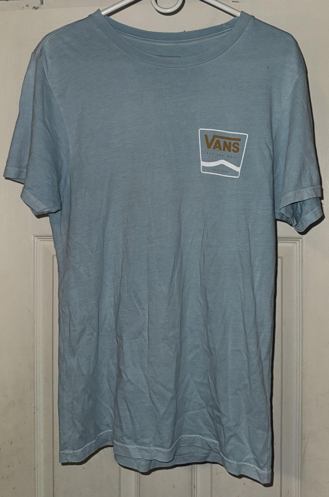 Vans Shirt Mens Small Classic Fit Off The Wall Graphic Skate Tee Skateboarding