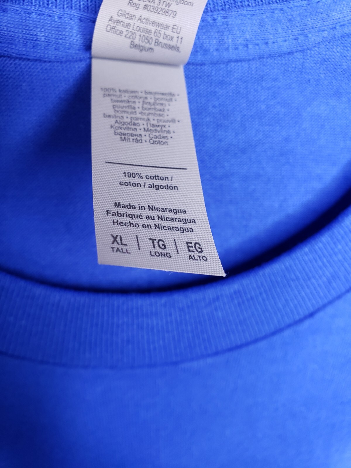 Gildan Ultra Cotton 2000T Men's Short Sleeve T Shirt Blanks Royal Blue XLT gallery