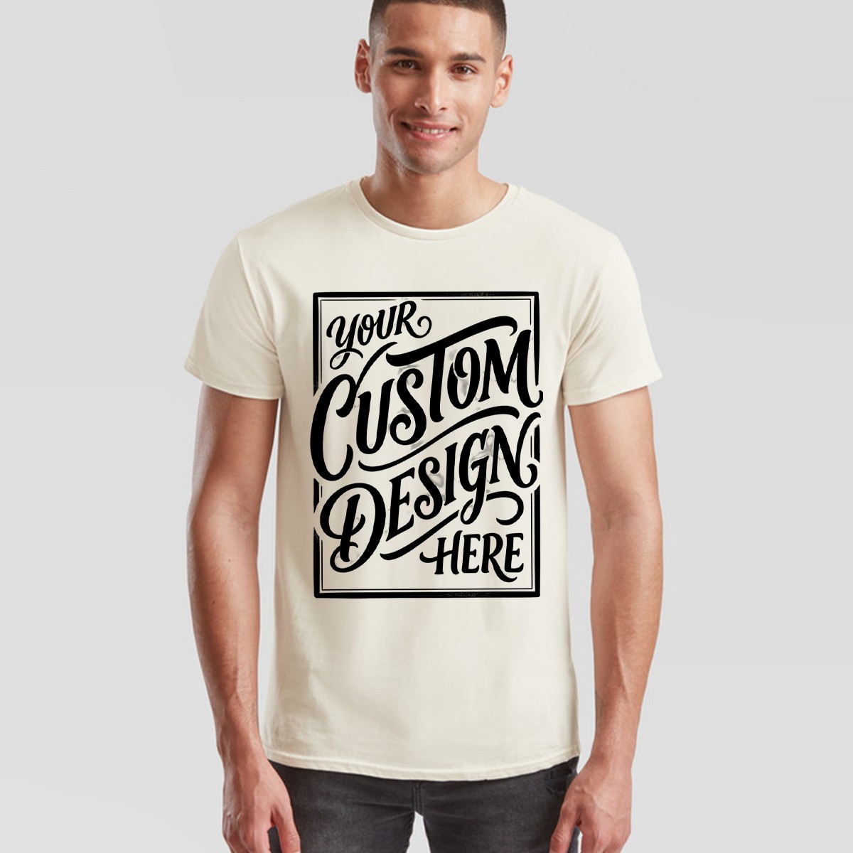 Personalised Unisex T Shirt Customized With Photo Text Logo Graphic Tee gallery