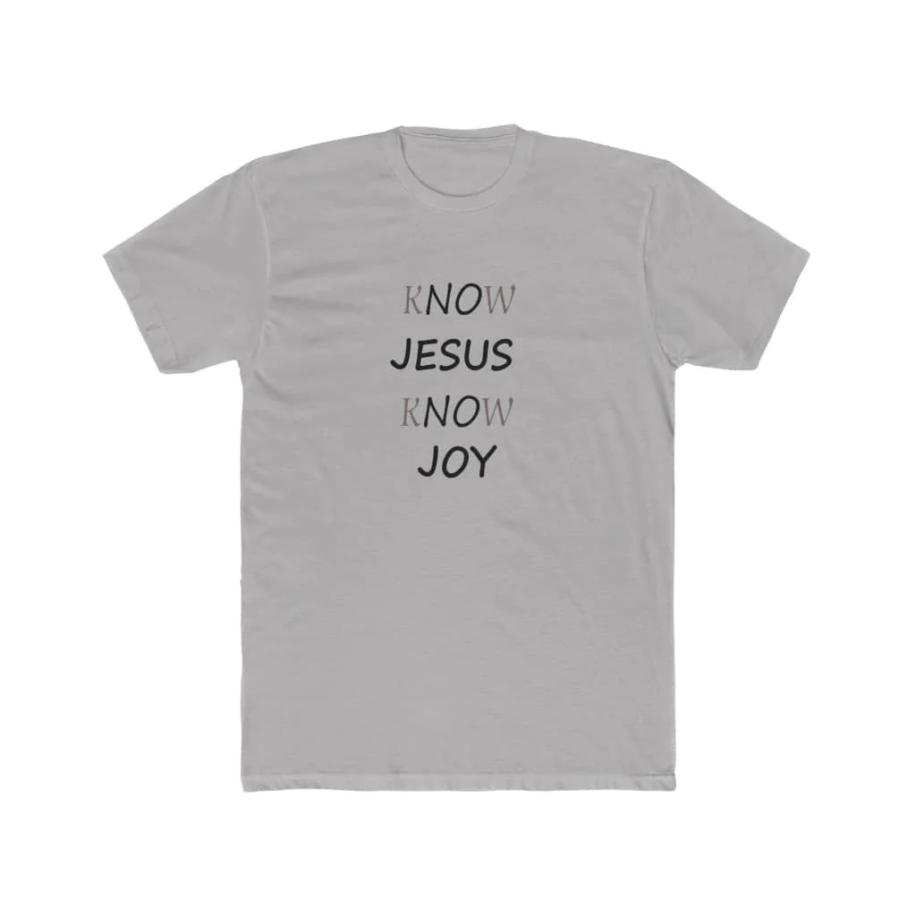 Next Level 3600 Soft Cotton Tee "KNOW JESUS KNOW JOY" gallery