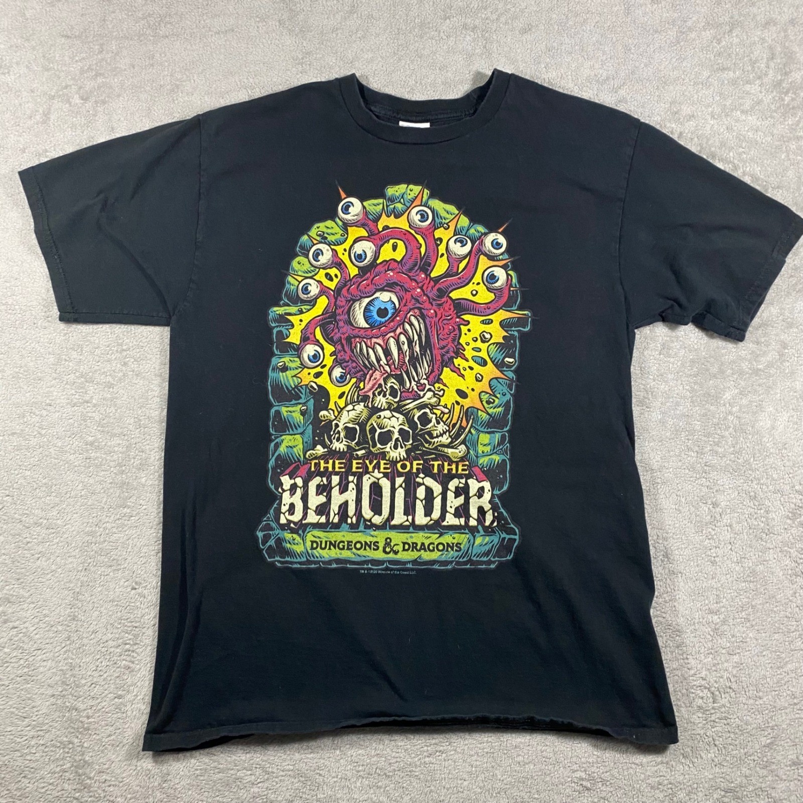 Port & Company Dungeons & Dragons Mens Medium Black Eye of Beholder Shirt gallery