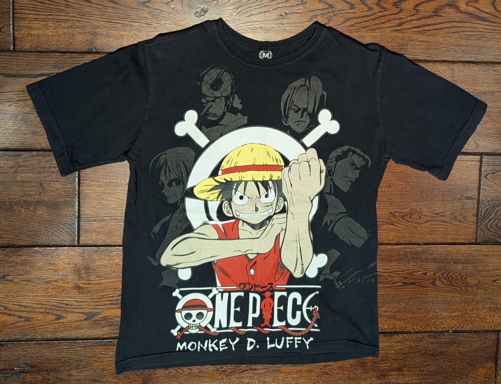 Sigma Brazil One Piece - Monkey D. Luffy Wanted Poster T-shirt Men's Size S gallery