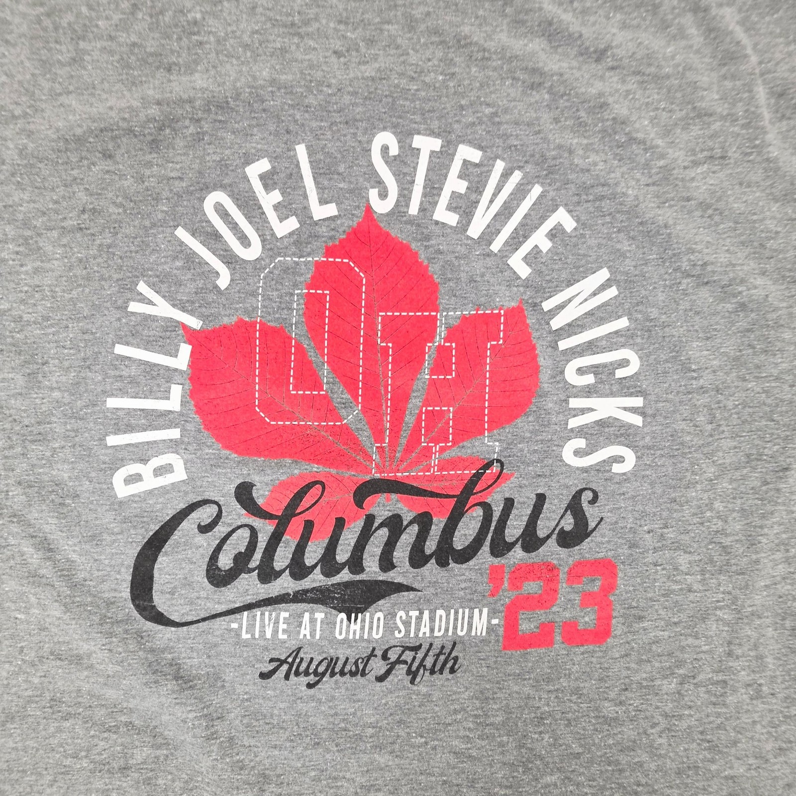 Billy Joel & Stevie Nicks 2023 Live at Ohio Stadium Columbus Concert T-Shirt gallery