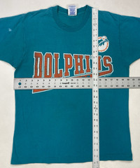 VINTAGE Pro Player Miami Dolphins 1996 T-shirt Men Medium USA 90s Single Stitch