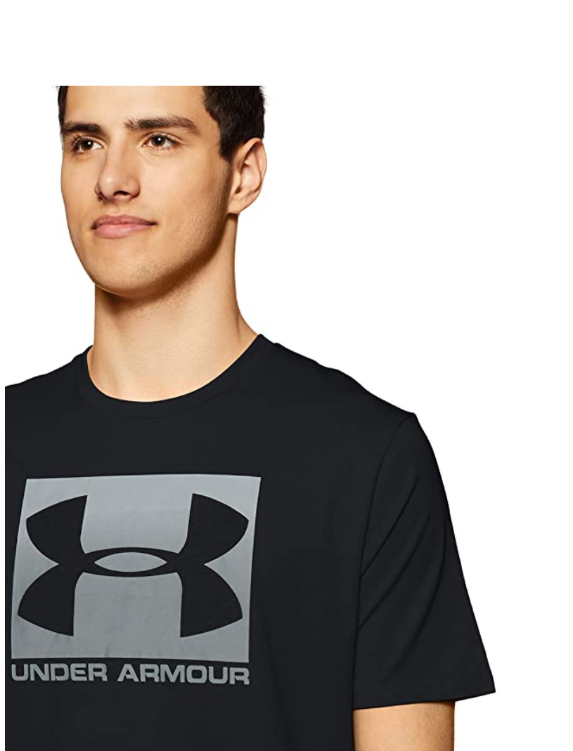 Under Armour Men's Boxed Sportstyle T-Shirt, Black Graphite, X-Large XL hombre gallery