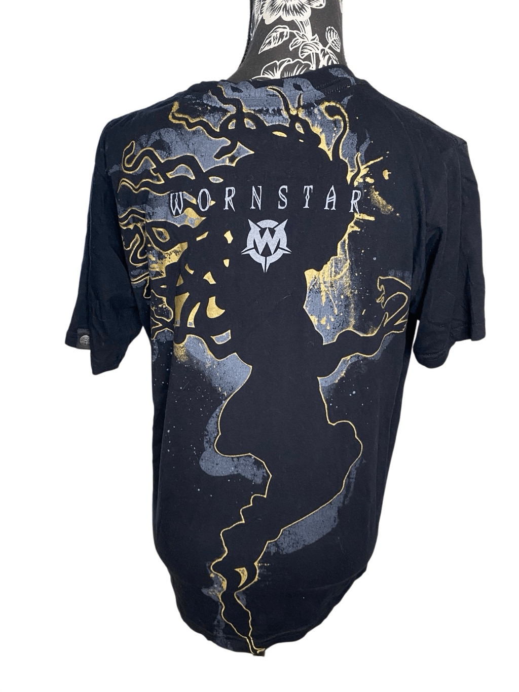 Wornstar Medusa Graphic T Shirt Rock Metal Biker Gothic Black Tee Grunge Punk gallery