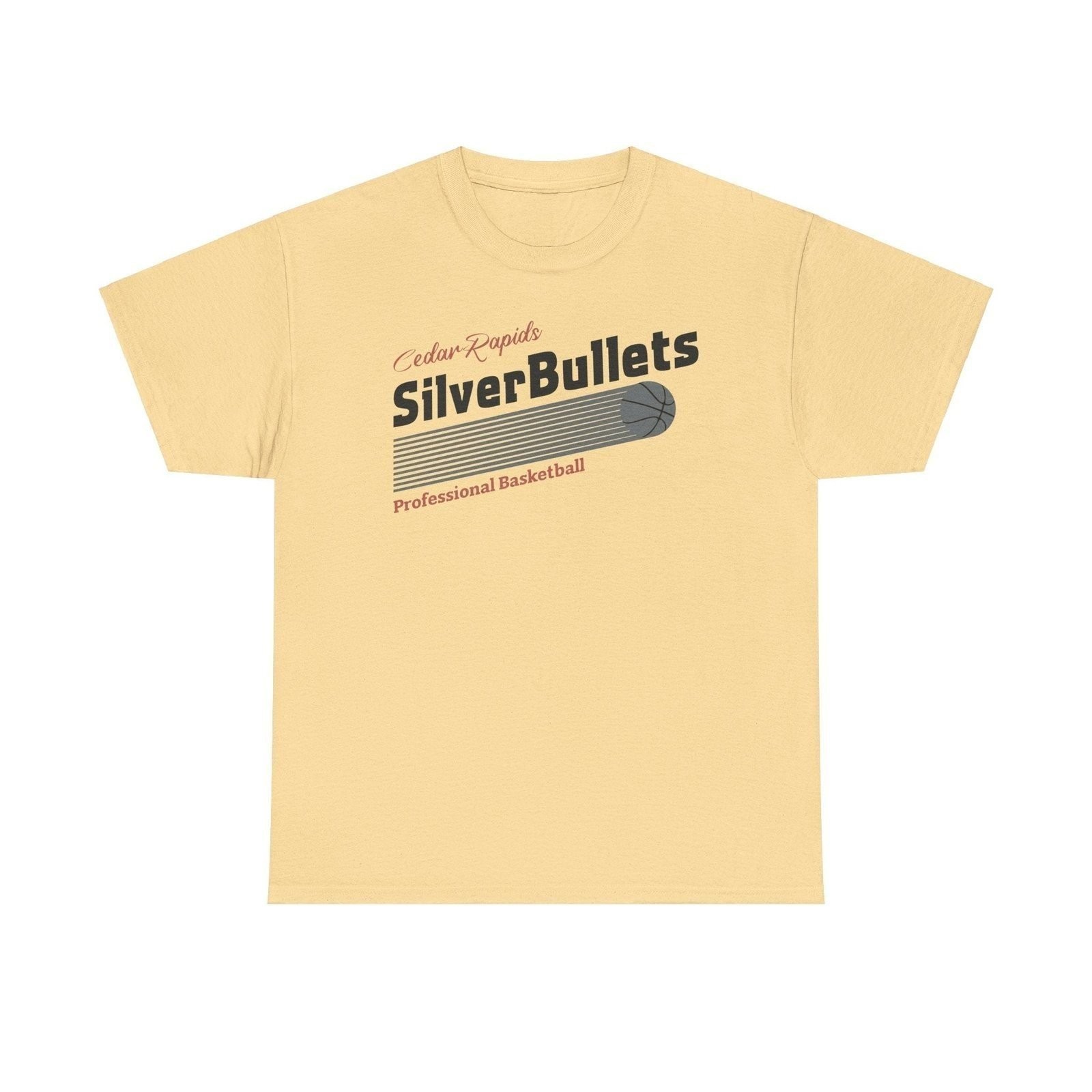 Cedar Rapids Iowa Silver Bullets CBA '88-91 T-shirt gallery