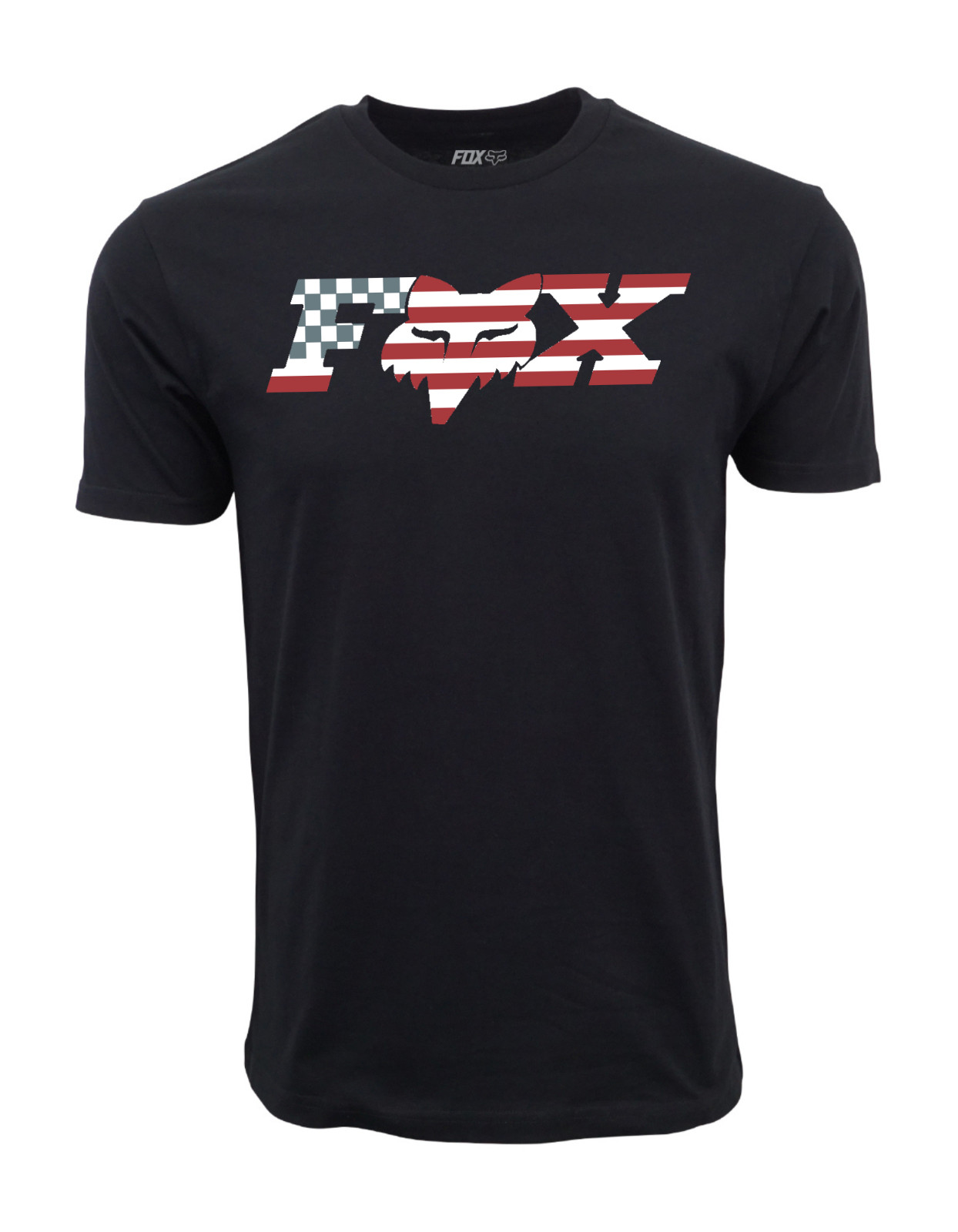 MENS GRAPHIC MOTORCROSS RACING FLAG  LOGO T SHIRT