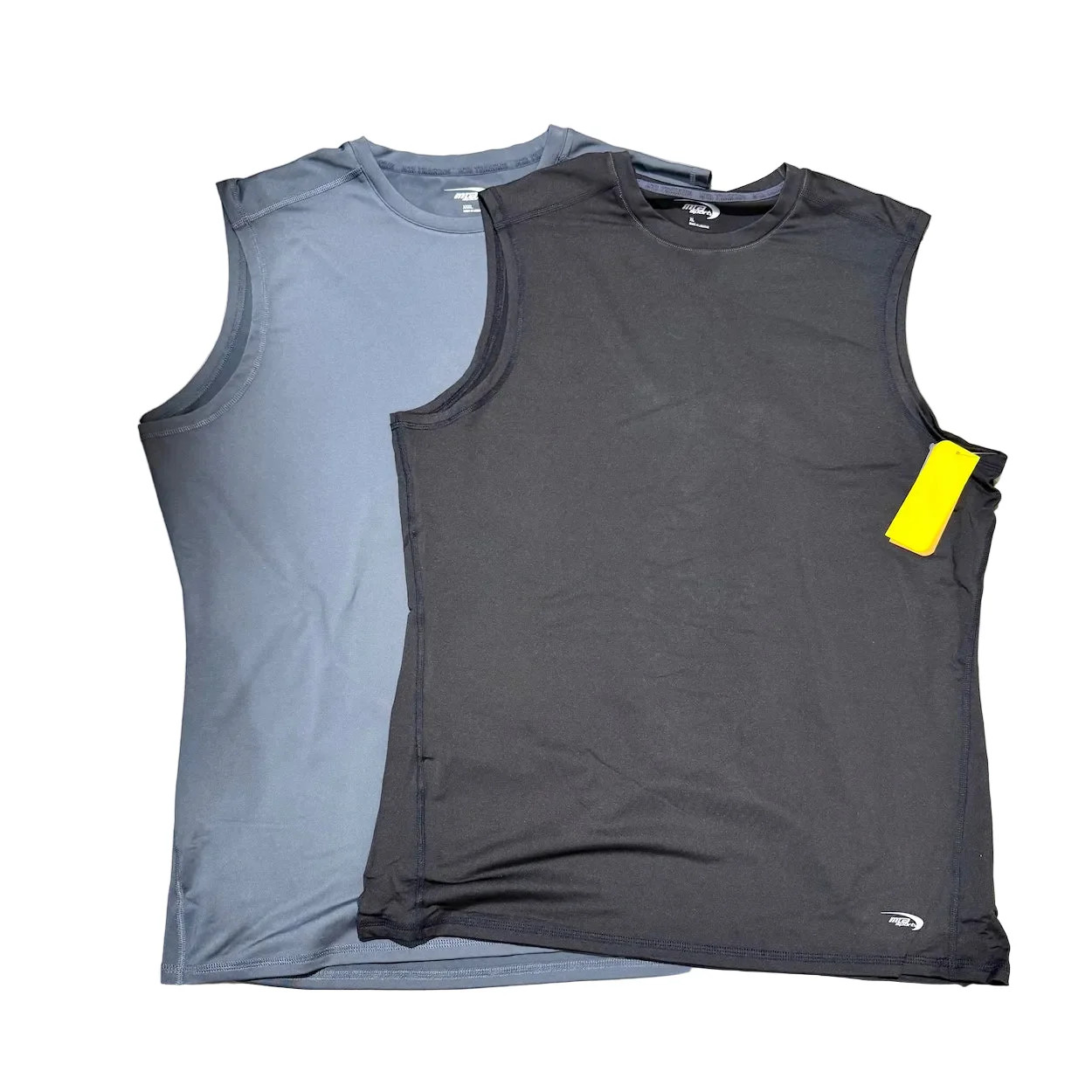 Pair Of Men's Sleeveless Exercise Tops - 100% Polyester Tank Sizes XL gallery