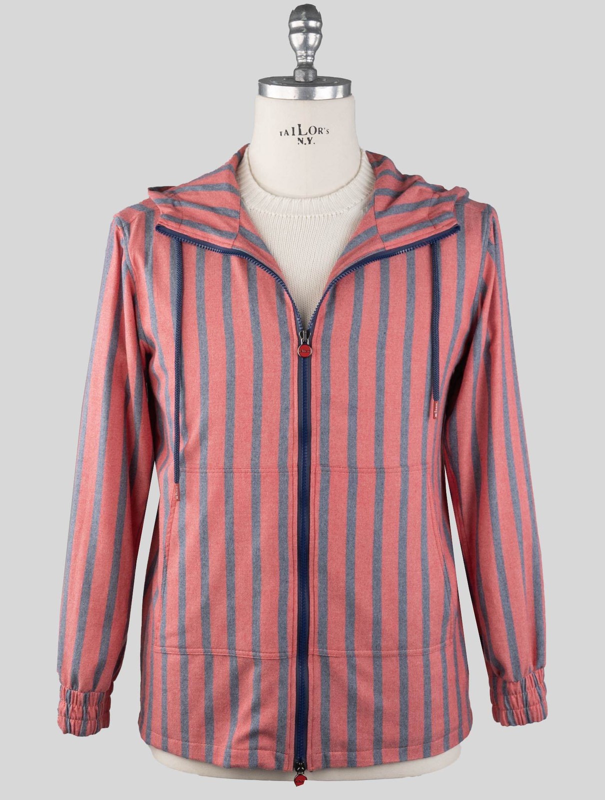 NEW KITON PINK GRAY COTTON SWEATSHIRT UMBI EU 56 - US 46 - 2XL US925 gallery